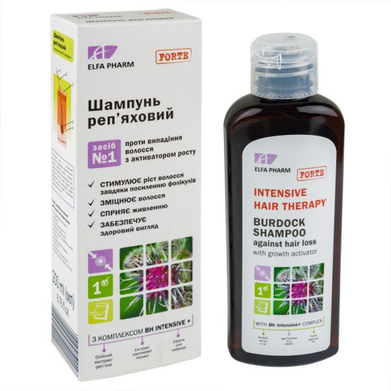 Шампунь репейный Elfa Pharm 200 мл