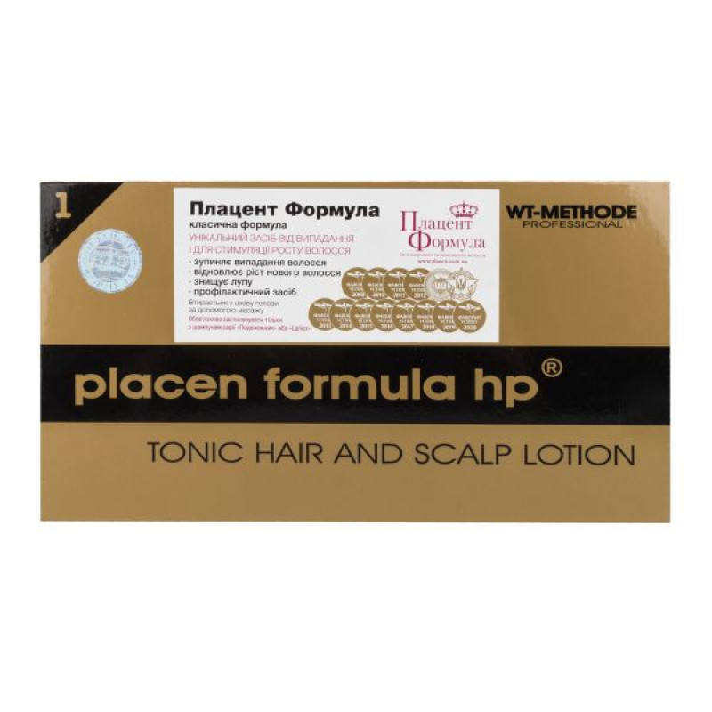Hair strengthening product Placenta formula 10 ml ampoules No. 12