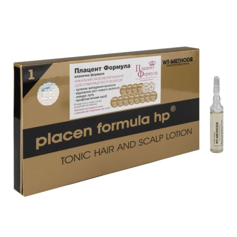 Hair strengthening product Placenta formula 10 ml ampoules No. 12