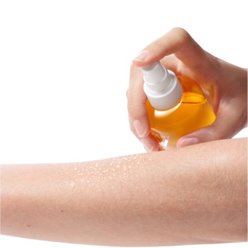 Сонцезахисний водний двофазний спрей Vichy Капіталь Солей SPF 50+ для обличчя і тіла з бета-каротином 200 мл