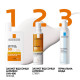 Легкий сонцезахисний флюїд La Roche-Posay Антеліос UVA 400 SPF 50+ стійкий до води та поту для чутливої шкіри обличчя 50 мл