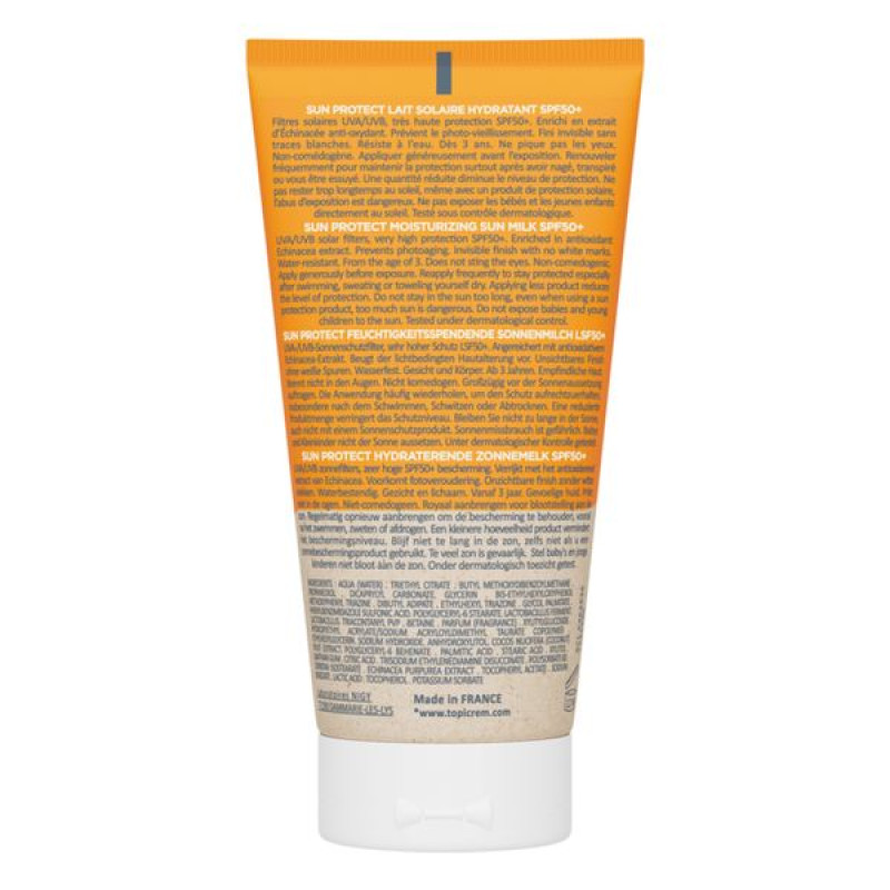 Topicrem Sun Protect SPF 50+ Moisturizing Sunscreen Milk 50 ml