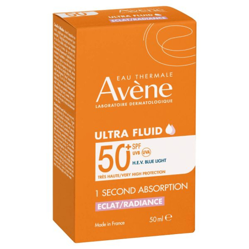 Avene Radiance Ultra-Fluid SPF50+ Sunscreen for All Skin Types 50 ml