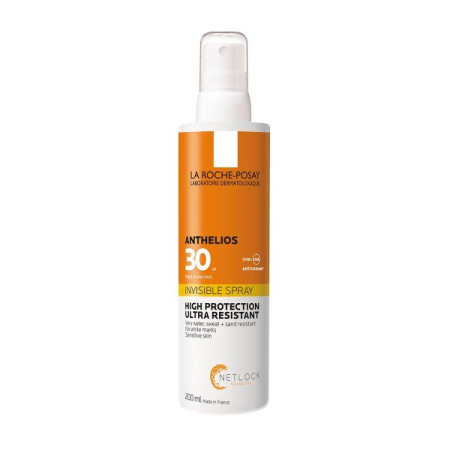 Сонцезахисний спрей La Roche Posay Антеліос SPF 30+ для шкіри обличчя та тіла 200 мл