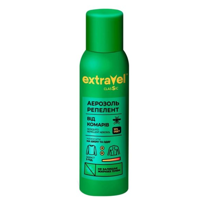 Extravel Classic Mosquito Repellent Aerosol 100 ml