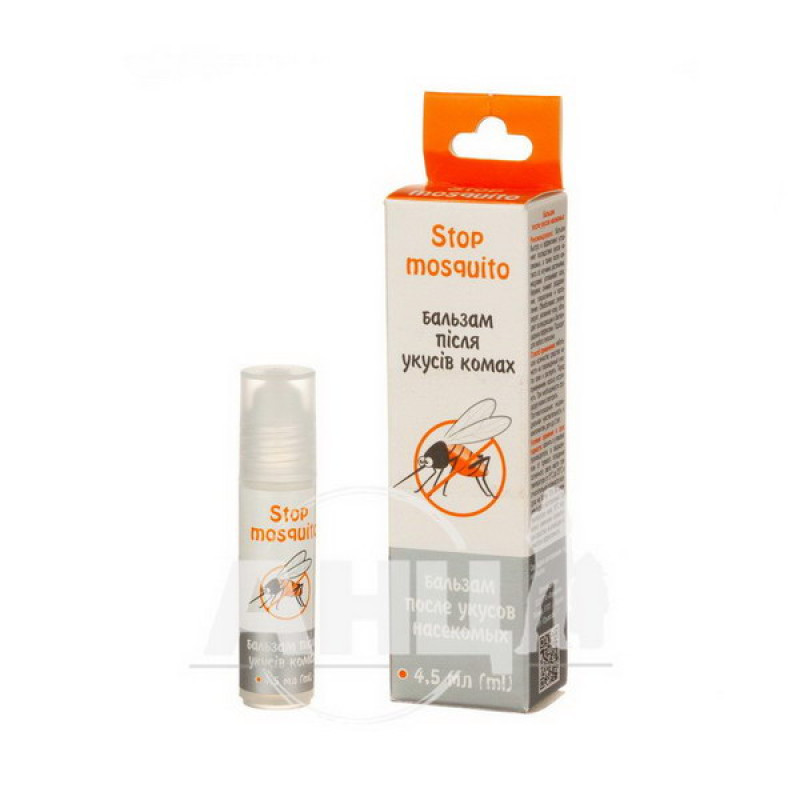 Бальзам после укусов насекомых Stop Mosquito флакон 4,5 мл
