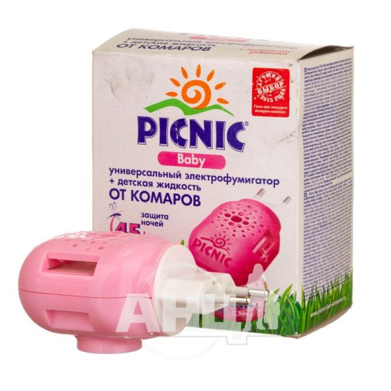 Фумігатор + рідина від комарів Picnic Baby 30 мл