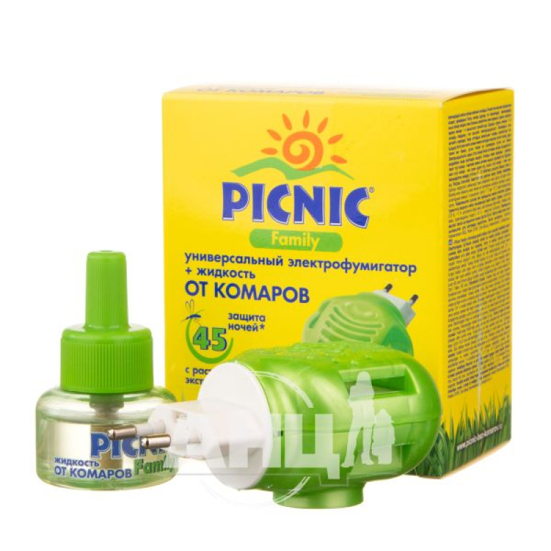 Electric fumigators ENF-031E + mosquito liquid picnicfamily 30ml