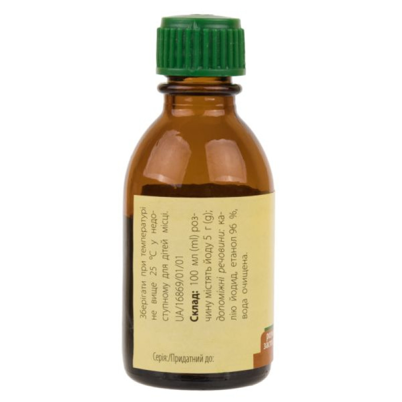 Iod-Vishfa alcohol solution for external use 5% bottle 20 ml