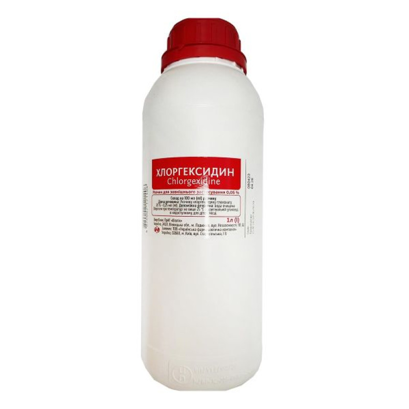 Chlorhexidine solution for external use 0.05% bottle 1 l
