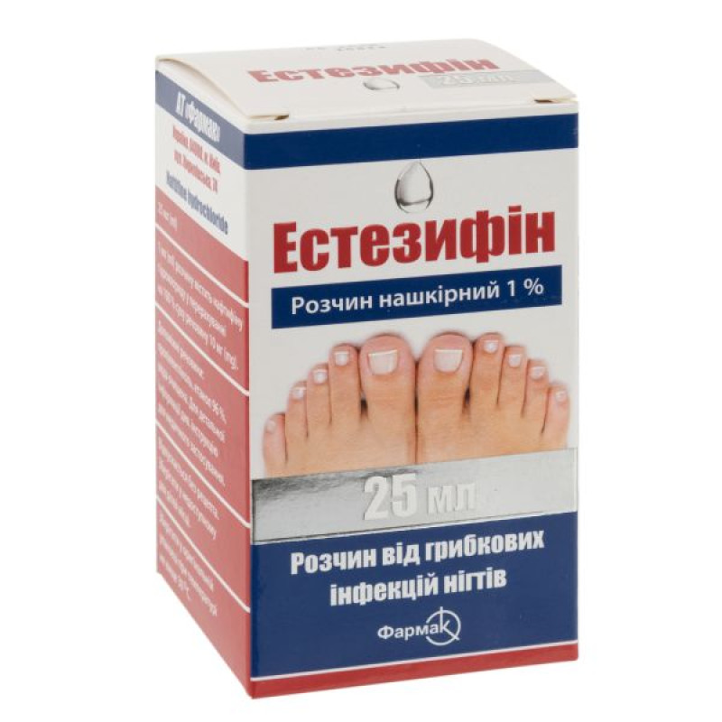 Estezifin cutaneous solution 1% bottle 25 ml No. 1