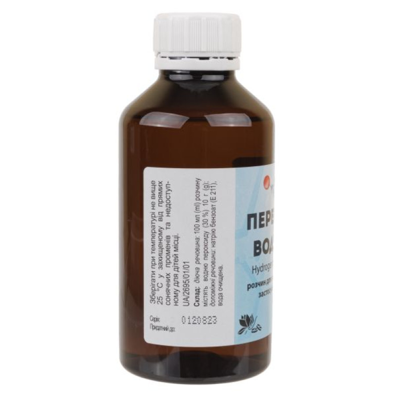 Hydrogen peroxide 3% solution bottle 200 ml