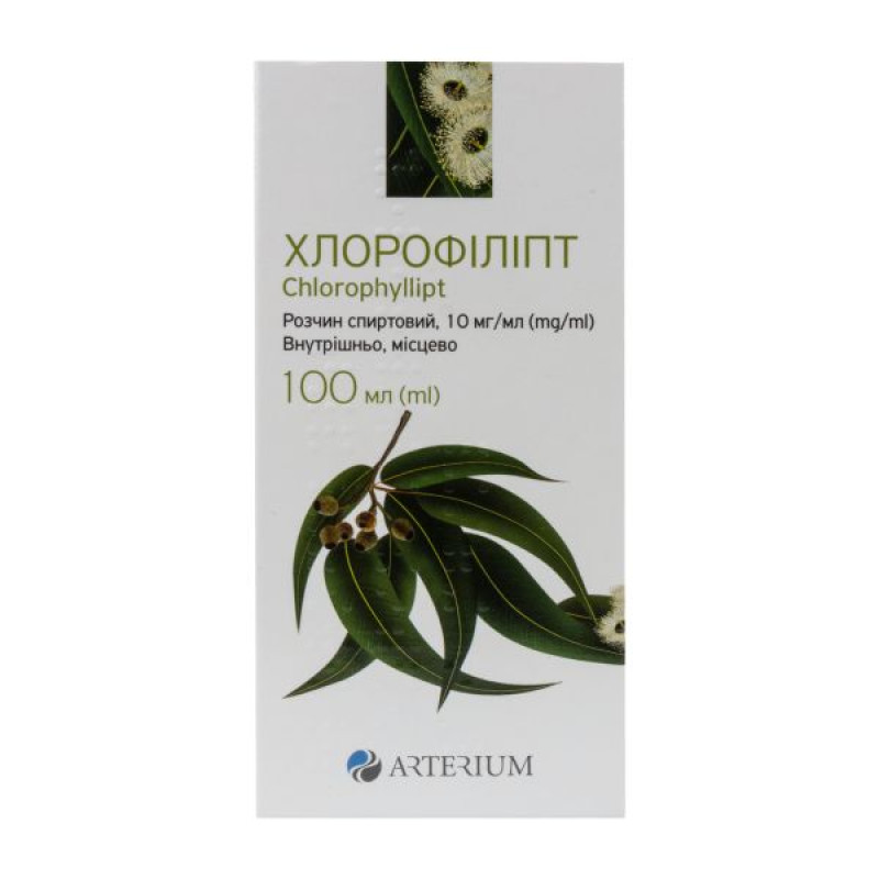 Chlorophyllipt alcohol solution 10 mg/ml bottle 100 ml