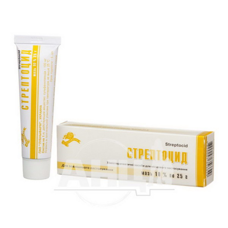 Streptocide ointment 10% tube 25 g