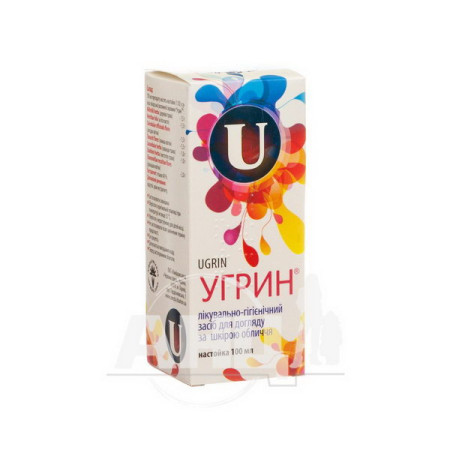 Угрин настойка для наружного применения флакон 100 мл