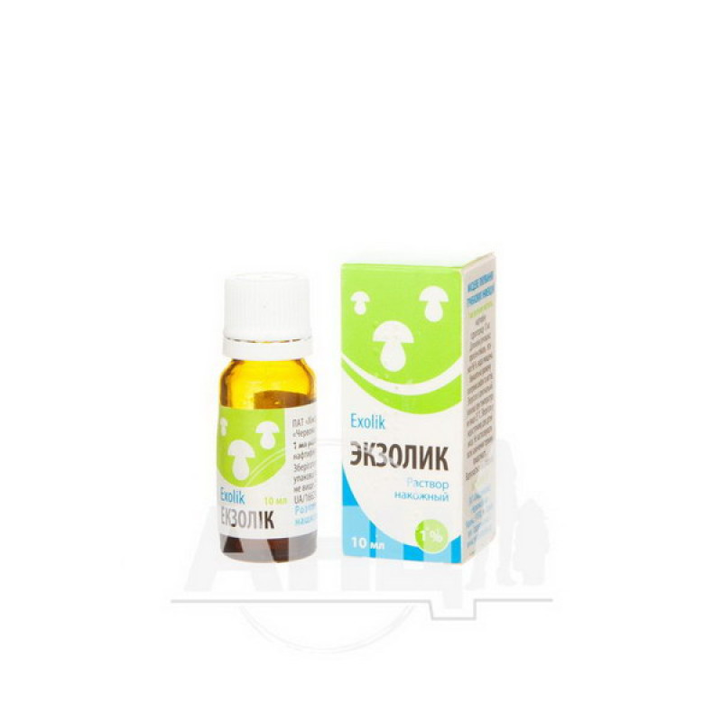 Exolik cutaneous solution 1% bottle 10 ml