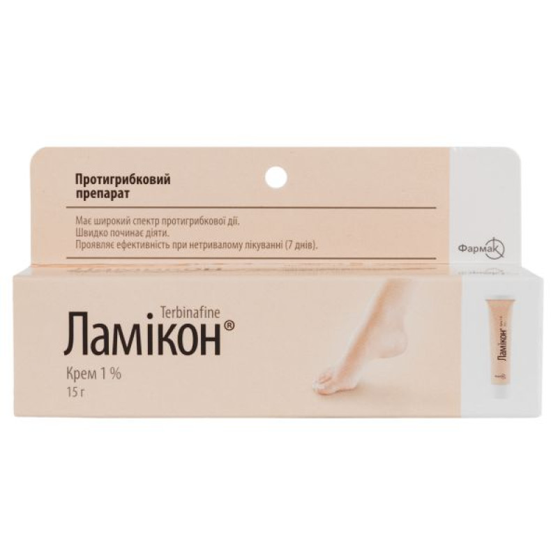 Ламікон крем 1 % туба 15 г