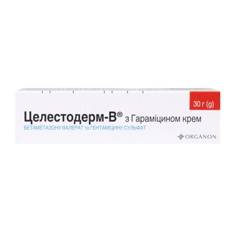 Целестодерм-В з гараміцином крем туба 30 г