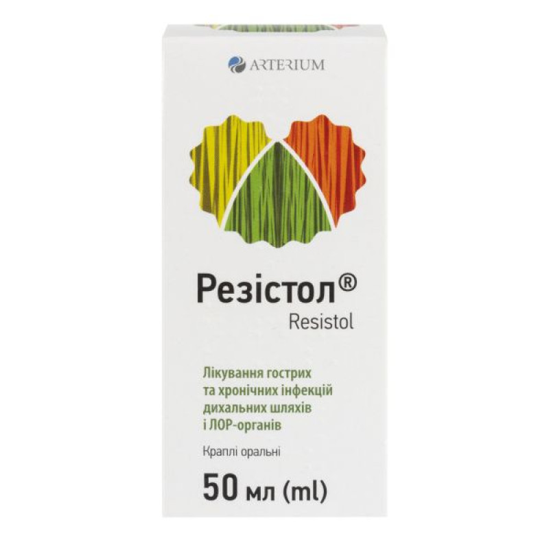 Resistol oral drops 800 mg/g bottle with dropper stopper 50 ml