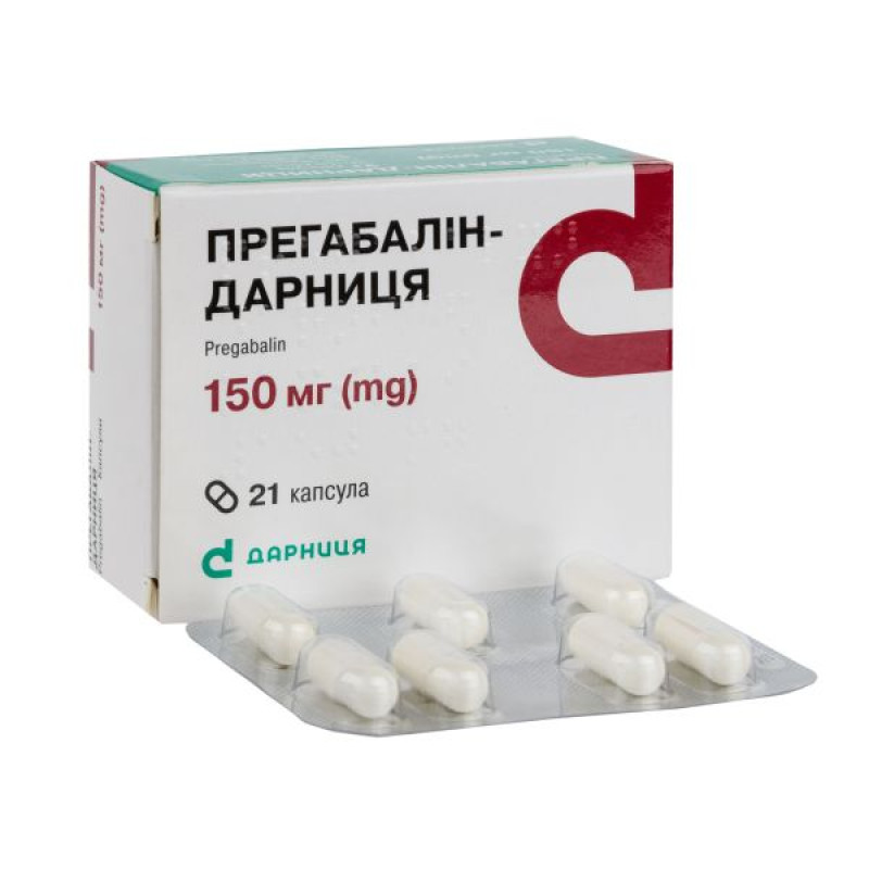 Pregabalin-Darnitsa capsules 150 mg No. 21