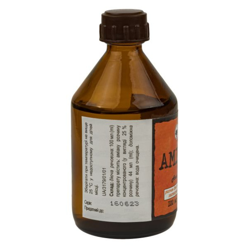 Аміаку розчин 10% 100 мл