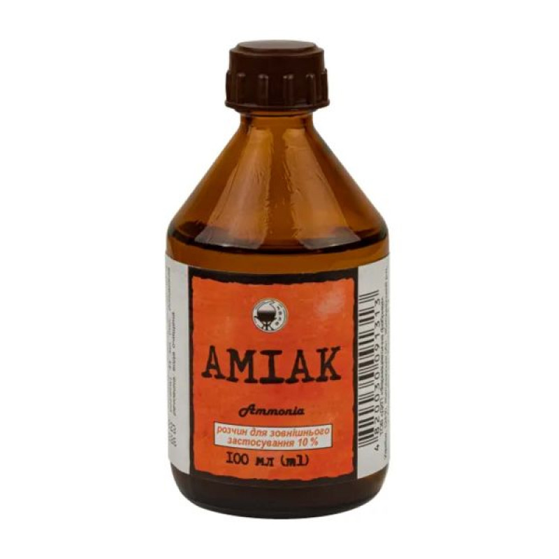 Аміаку розчин 10% 100 мл