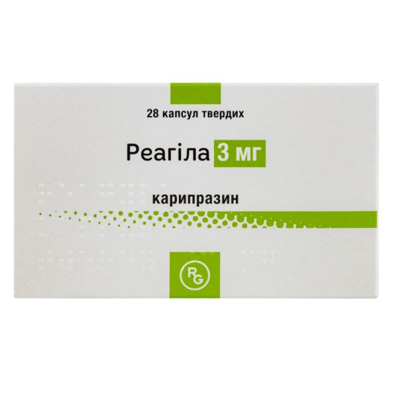 Реагила капсулы 3 мг №28