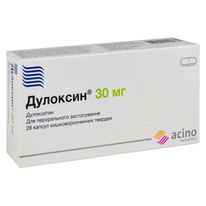 Duloxin capsules 30 mg No. 28