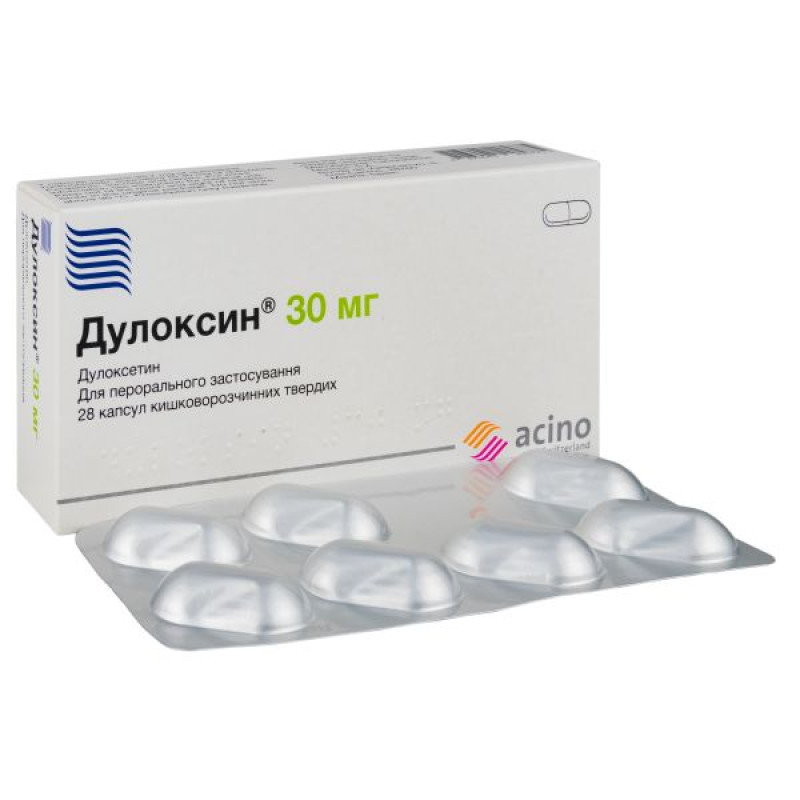 Duloxin capsules 30 mg No. 28