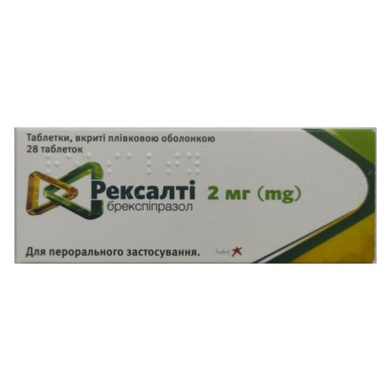 Rexalti tablets 2 mg No. 28