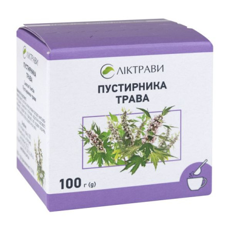 Пустырника трава резано-прессованная пачка с внутренним пакетом 100 г