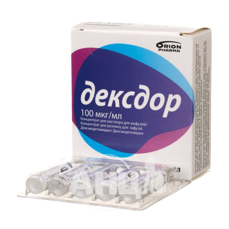 Дексдор концентрат для інфузій 100 мкг/мл 2 мл №5