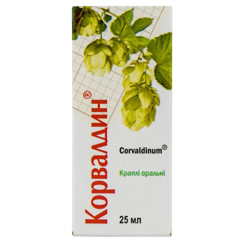 Корвалдин капли оральные флакон 25 мл