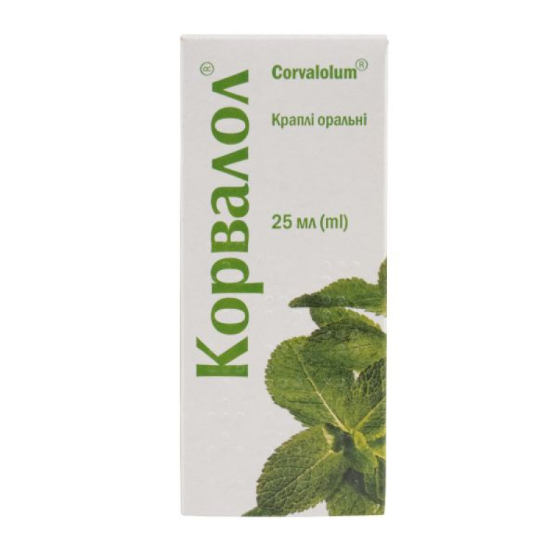 Корвалол капли оральные флакон 25 мл