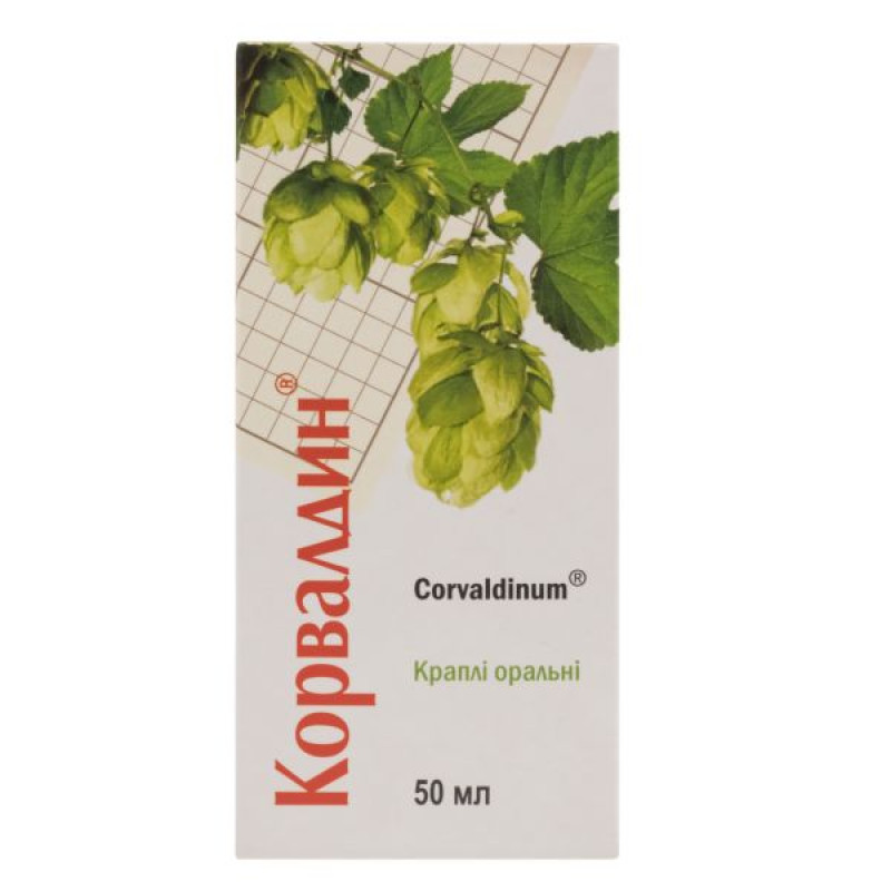Корвалдин краплі оральні флакон 50 мл