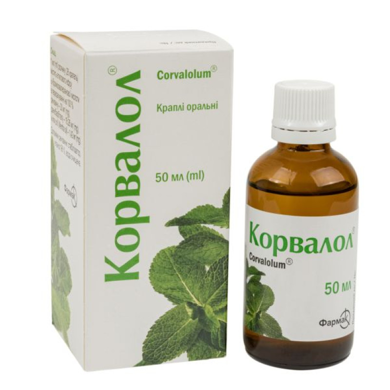 Corvalol oral drops bottle 50 ml