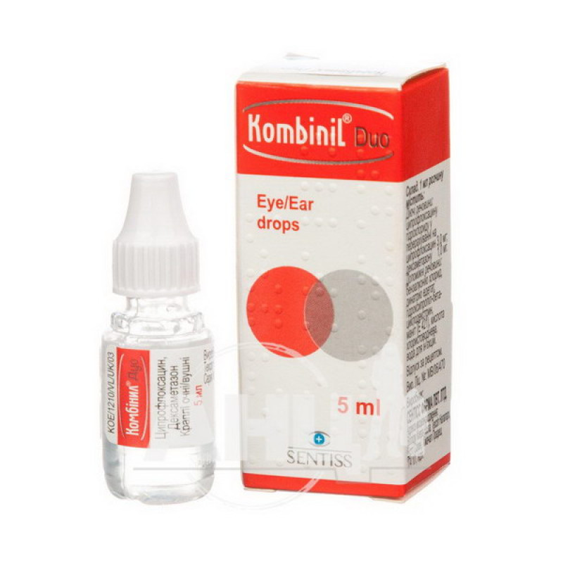 Combinil Duo eye/ear drops bottle 5 ml