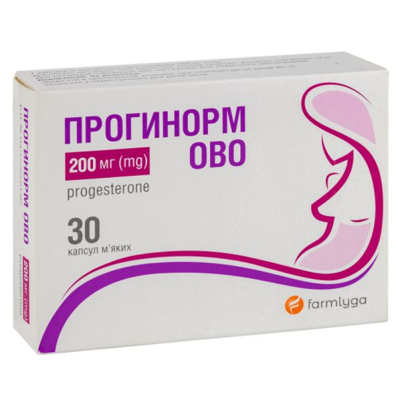 Progynorm Ovo soft capsules 200 mg blister No. 30
