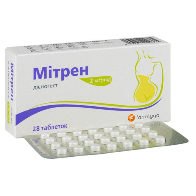 Mitren tablets 2mg blister No. 28