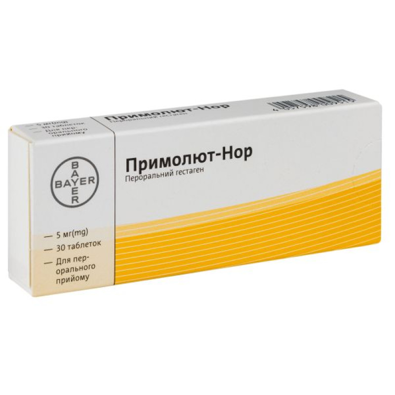 Primolut-nor tablets 5 mg No. 30
