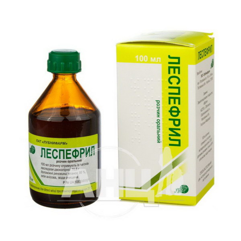 Lespefril oral solution bottle 100 ml