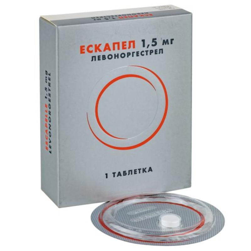 Эскапел таблетки 1,5 мг блистер №1
