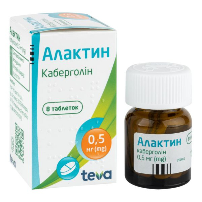 Alactin tablets 0.5 mg No. 8