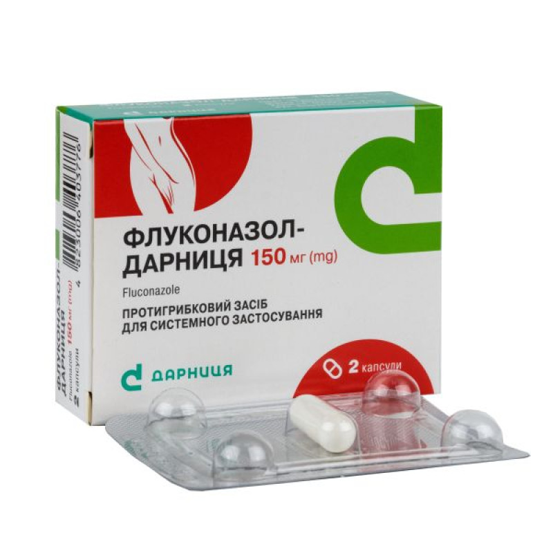 Fluconazole-Darnitsa capsules 150 mg No. 2