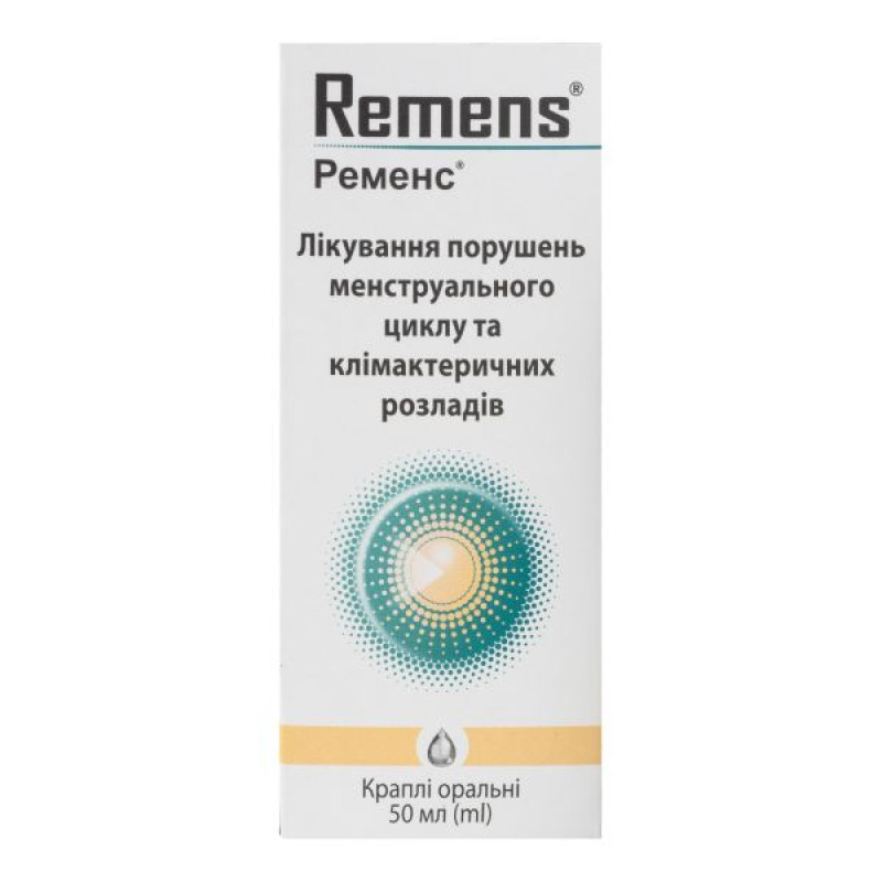 Ременс капли оральные флакон-капельница 50 мл