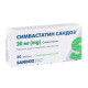 Simvastatin Sandoz film-coated tablets 20 mg blister No. 30