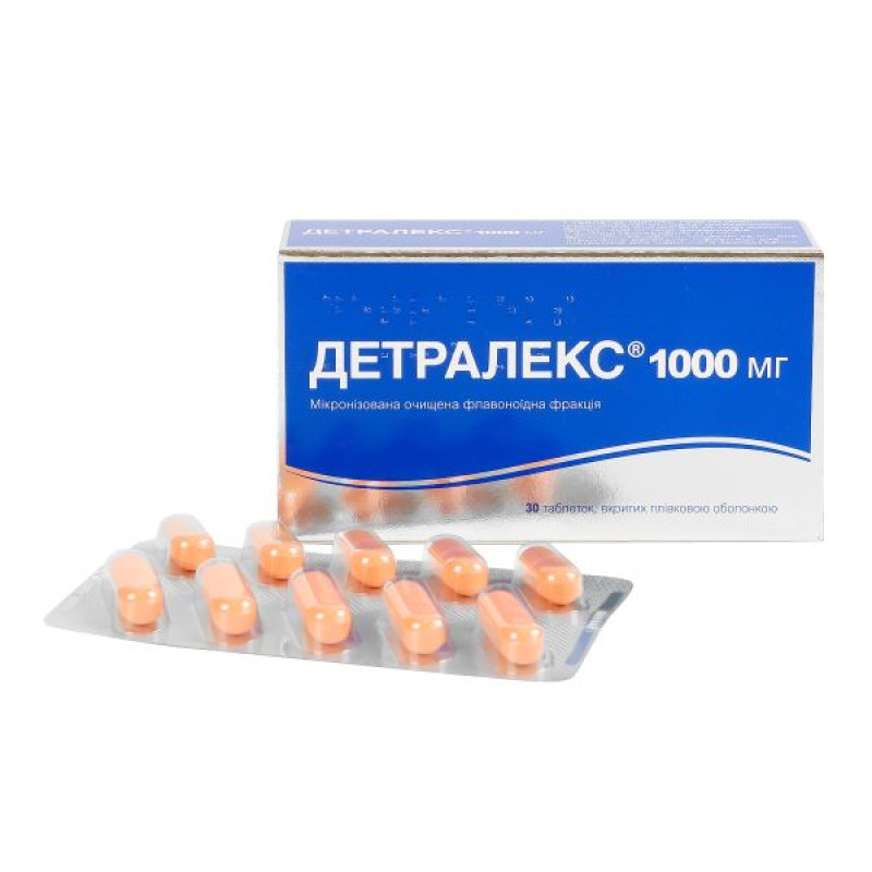 Detralex 1000 mg film-coated tablets No. 30