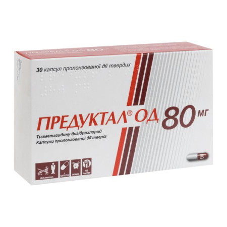 Preductal OD 80 mg prolonged-release capsules No. 30