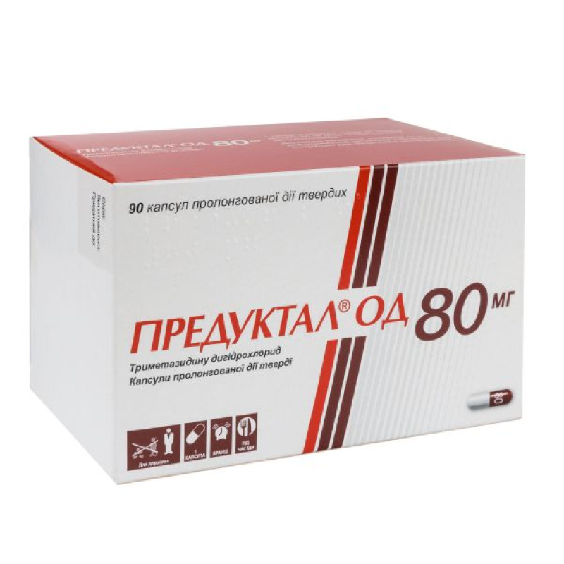 Preductal OD 80 mg prolonged-release capsules No. 90