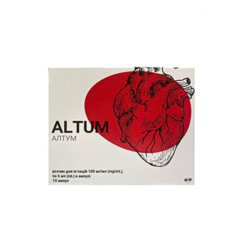 Altum solution for injection 100 mg/ml, 5 ml No. 10